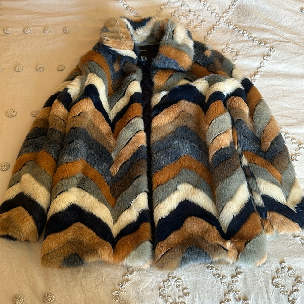 Forever 21 faux fur coat